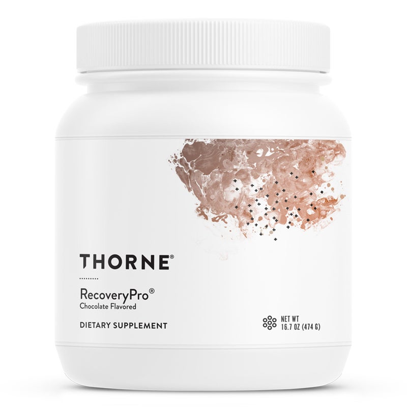 Thorne مكمل بروتين مصل اللبن THORNE RecoveryPro لدعم استعادة العضلات والتغذية وأداء التمارين والنوم معتمد من NSF للرياضة 12 حصة 167 أونصة - Image 1